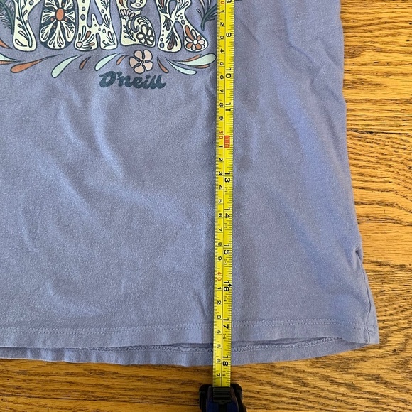 O’Neill Girls’ Flower Power Graphic T-Shirt in Purple (Size XS) - Picture 3 of 5